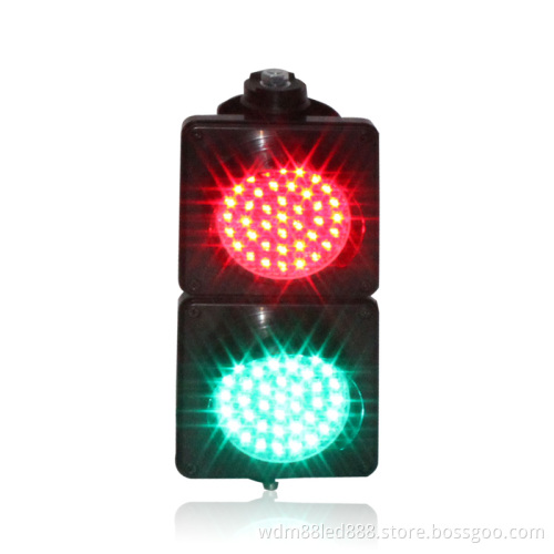 Intelligent  Red Green 100mm Led Traffic Light